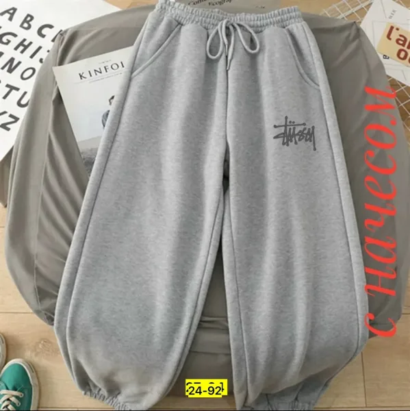 Женские брюки из флиса с начесом, подходят для повседневной носки — фото 6