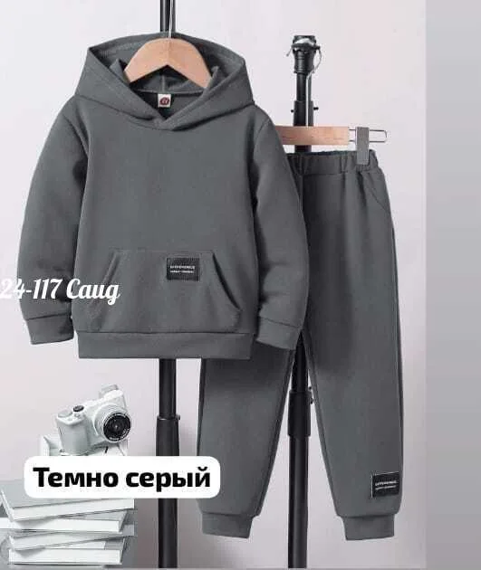 Двухкомпонентный детский костюм из ткани на флисе — фото 4