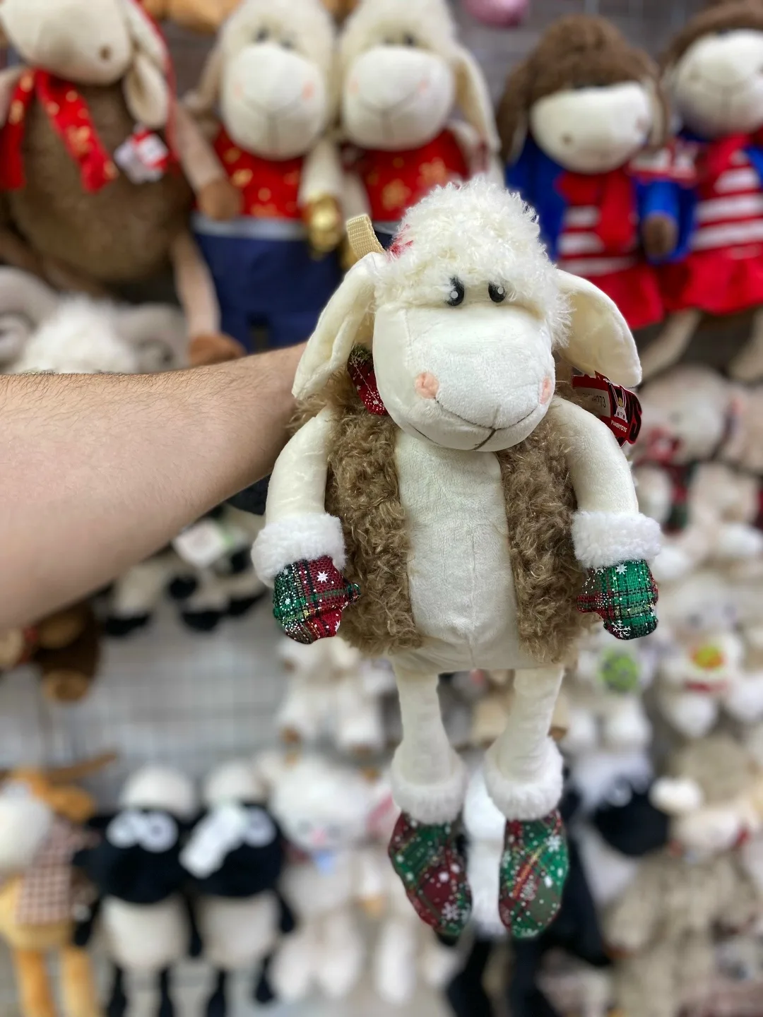 Мягкая игрушка овечка конфетница — фото 1