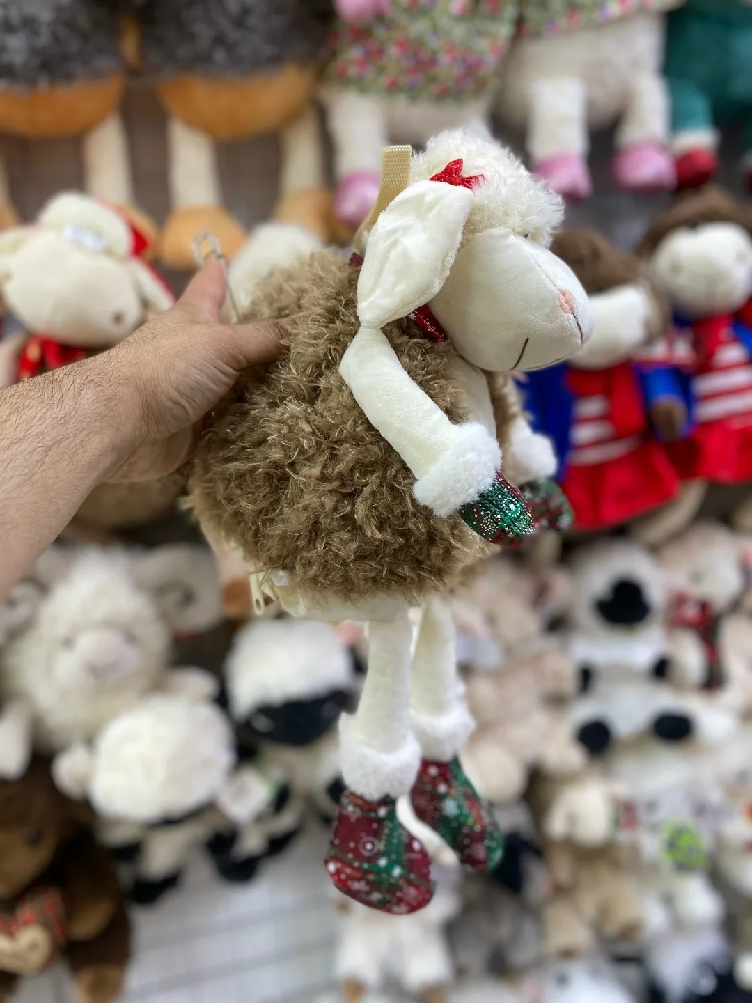 Мягкая игрушка овечка конфетница — фото 2