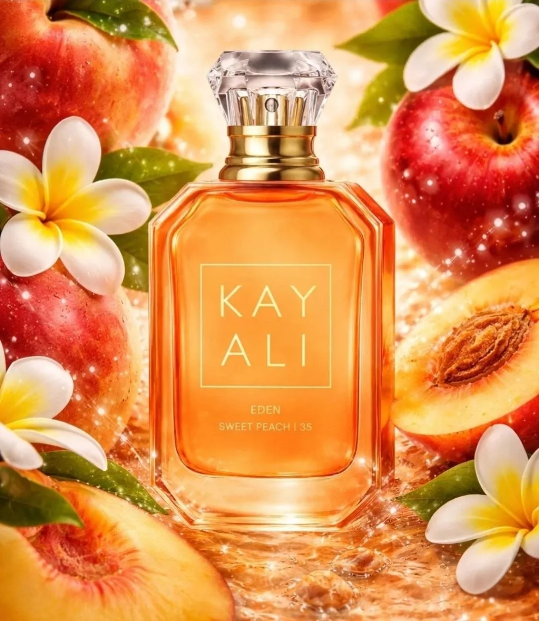 Kayali Eden Sweet Peach 35 Eau de Parfum это женская парфюмерная вода из LUXE-серии бренда Mona Kattan — фото 1