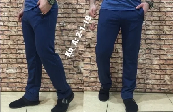Спортивные брюки из хлопка — фото 17