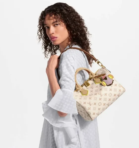 Сумка Louis Vuitton Speedy Bandoulière 25, кожа канва — фото 8