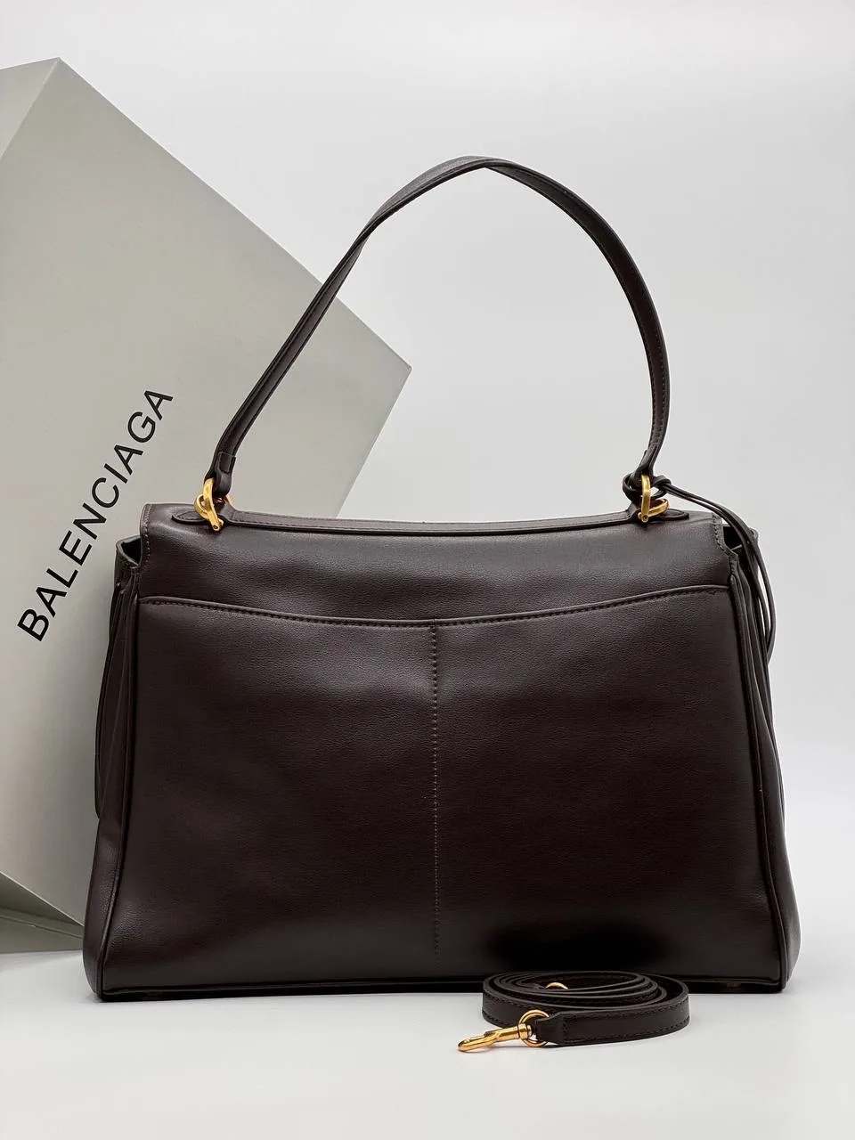 Balenciaga сумка из натуральной кожи — фото 7