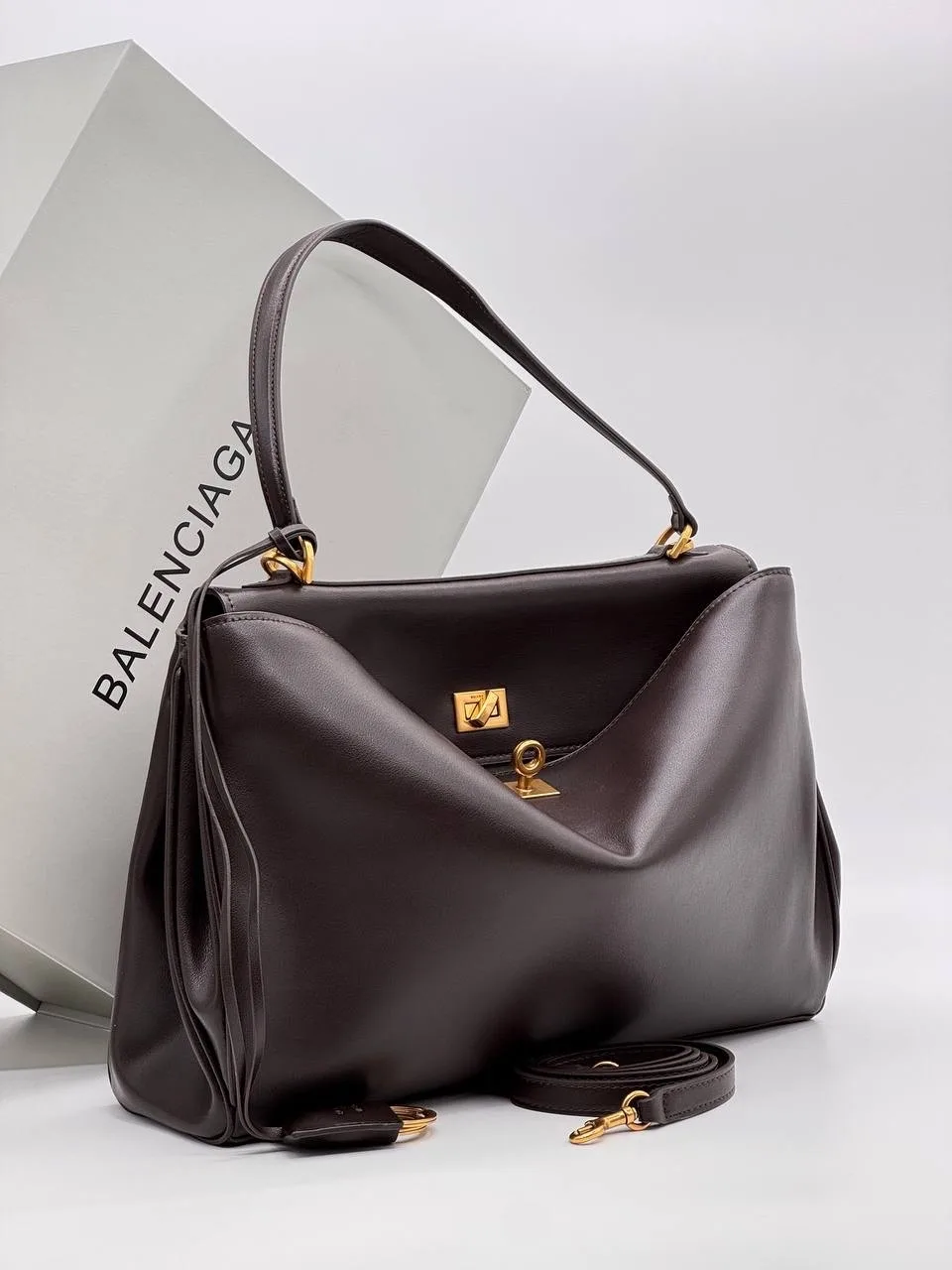 Balenciaga сумка из натуральной кожи — фото 8