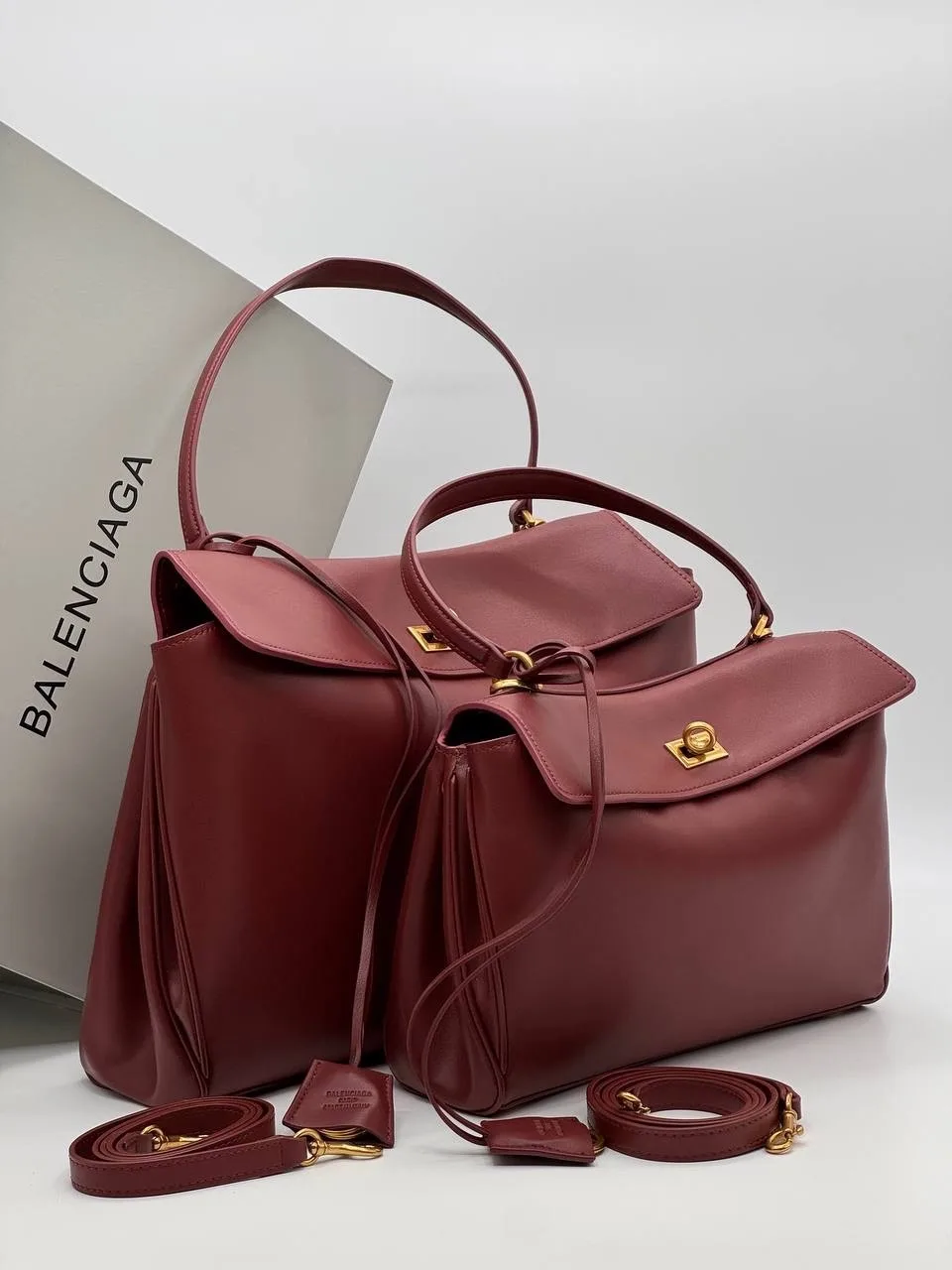 Balenciaga сумка из натуральной кожи — фото 11
