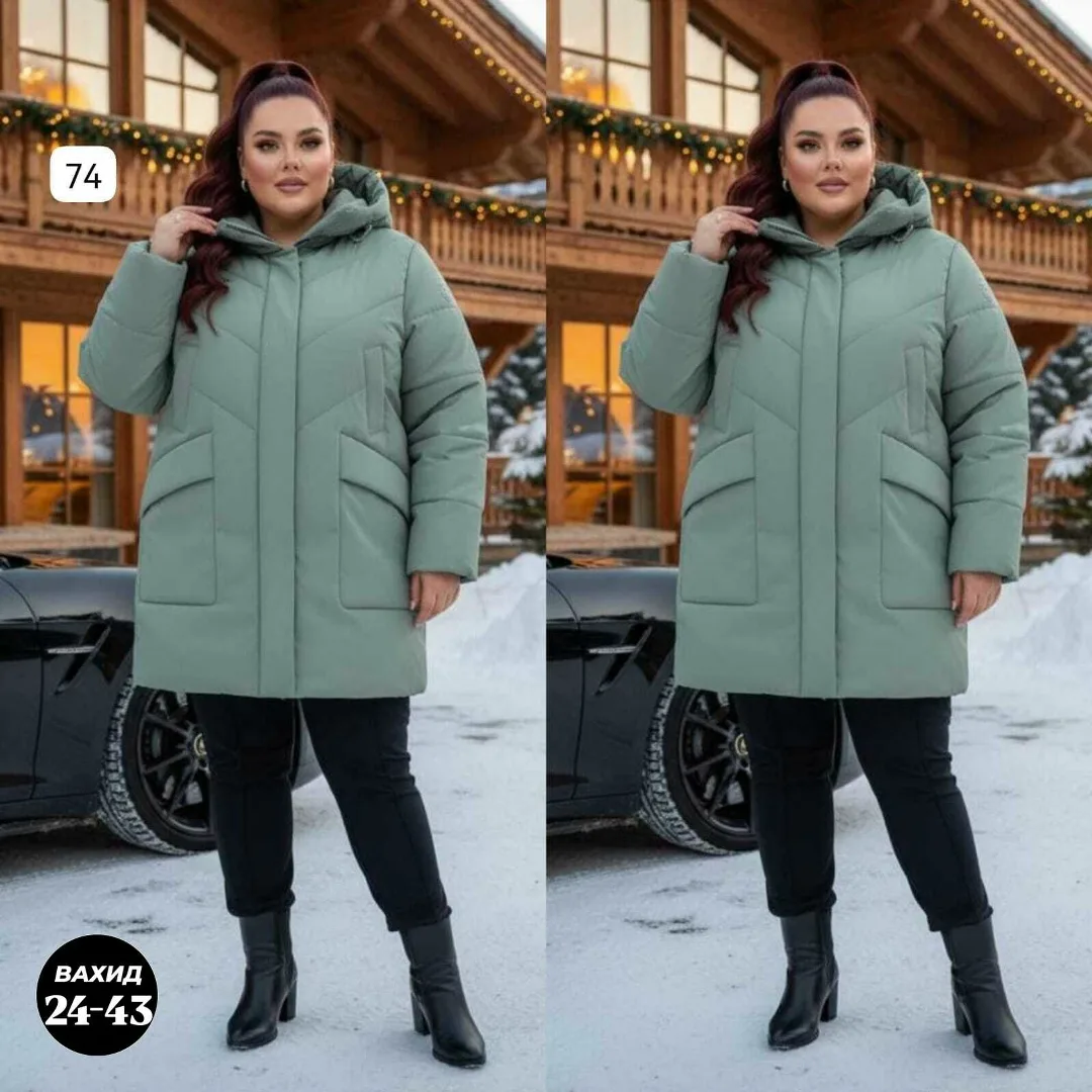 Лёгкая зимняя куртка с наполнителем холофайбер — фото 2