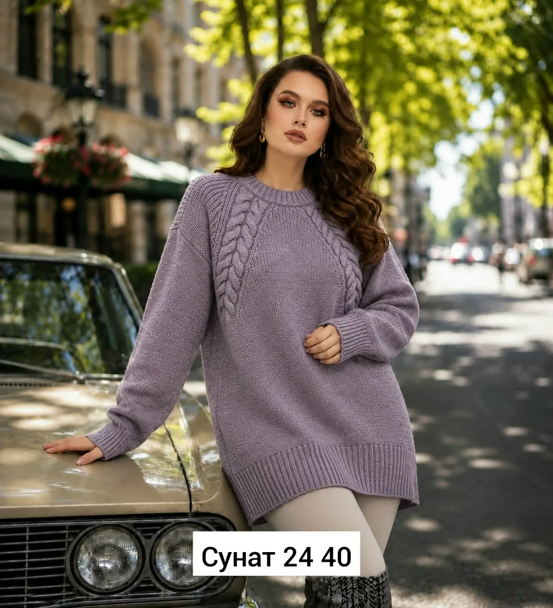 Свитер из натурального кашемира — фото 5