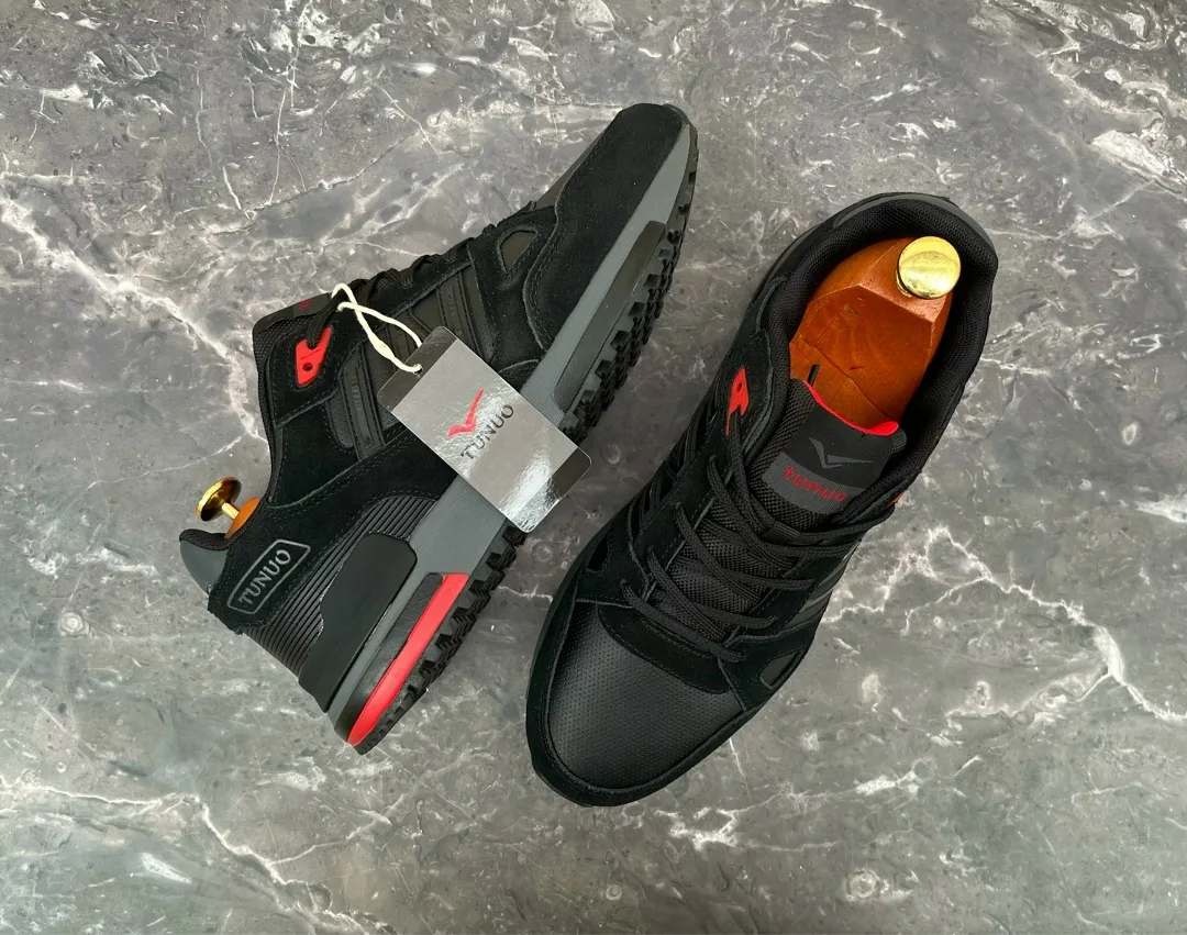 Мужские кроссовки из натуральной кожи — фото 5