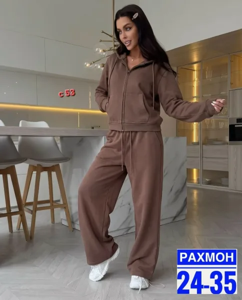 Костюм двойка из натурального хлопка — фото 4