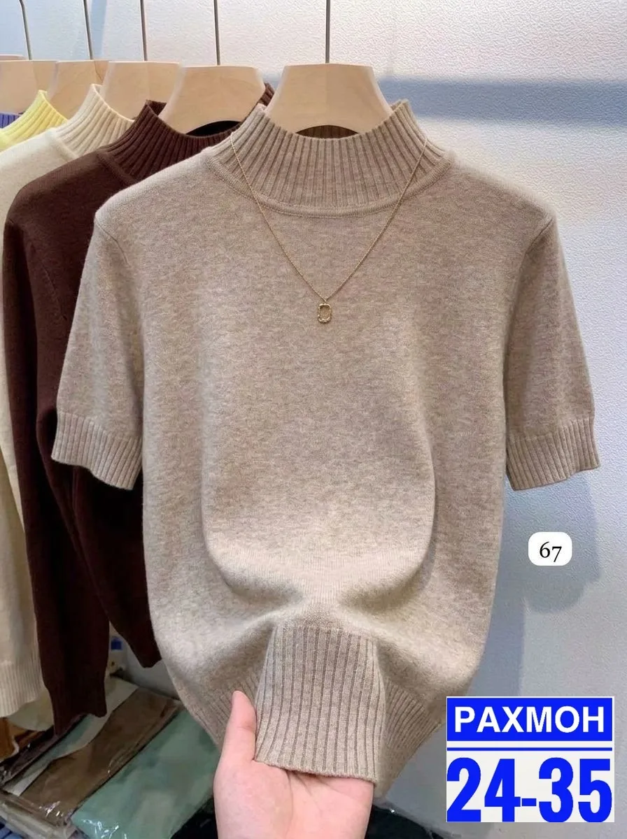 Свитер из натурального кашемира — фото 9