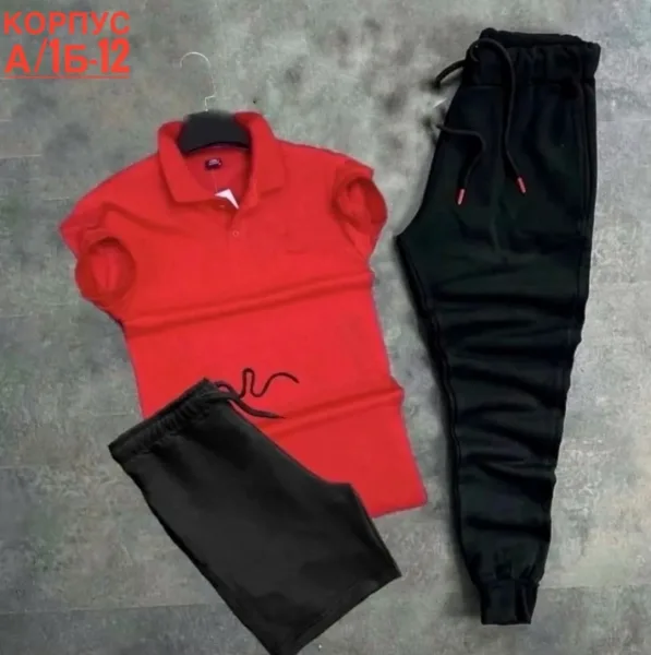 Костюм тройка для мужчин из натурального хлопка — фото 7