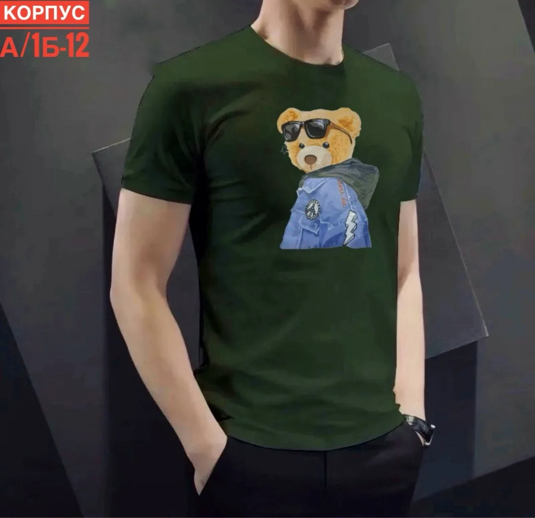 Мужская футболка из натурального хлопка — фото 1