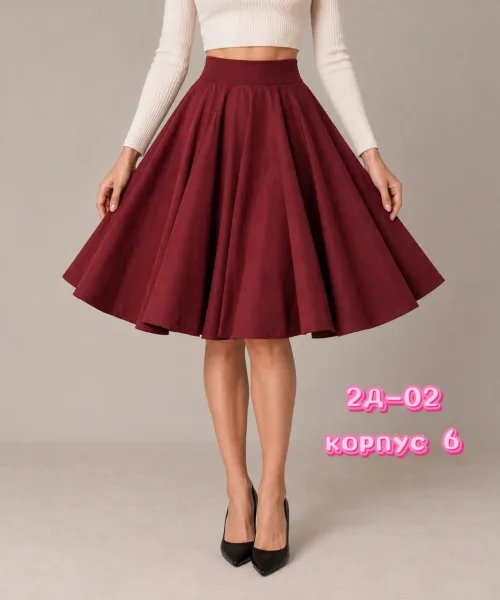 Юбка из натурального хлопка — фото 8