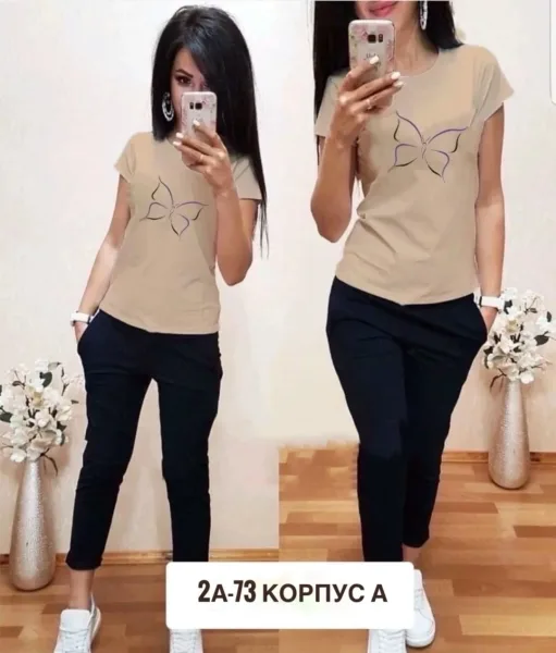 Костюм из хлопка хлопок хороший качество — фото 2