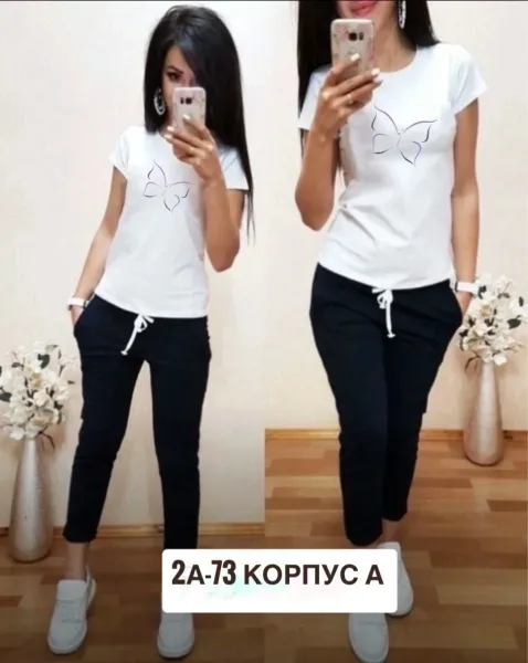 Костюм из хлопка хлопок хороший качество — фото 10