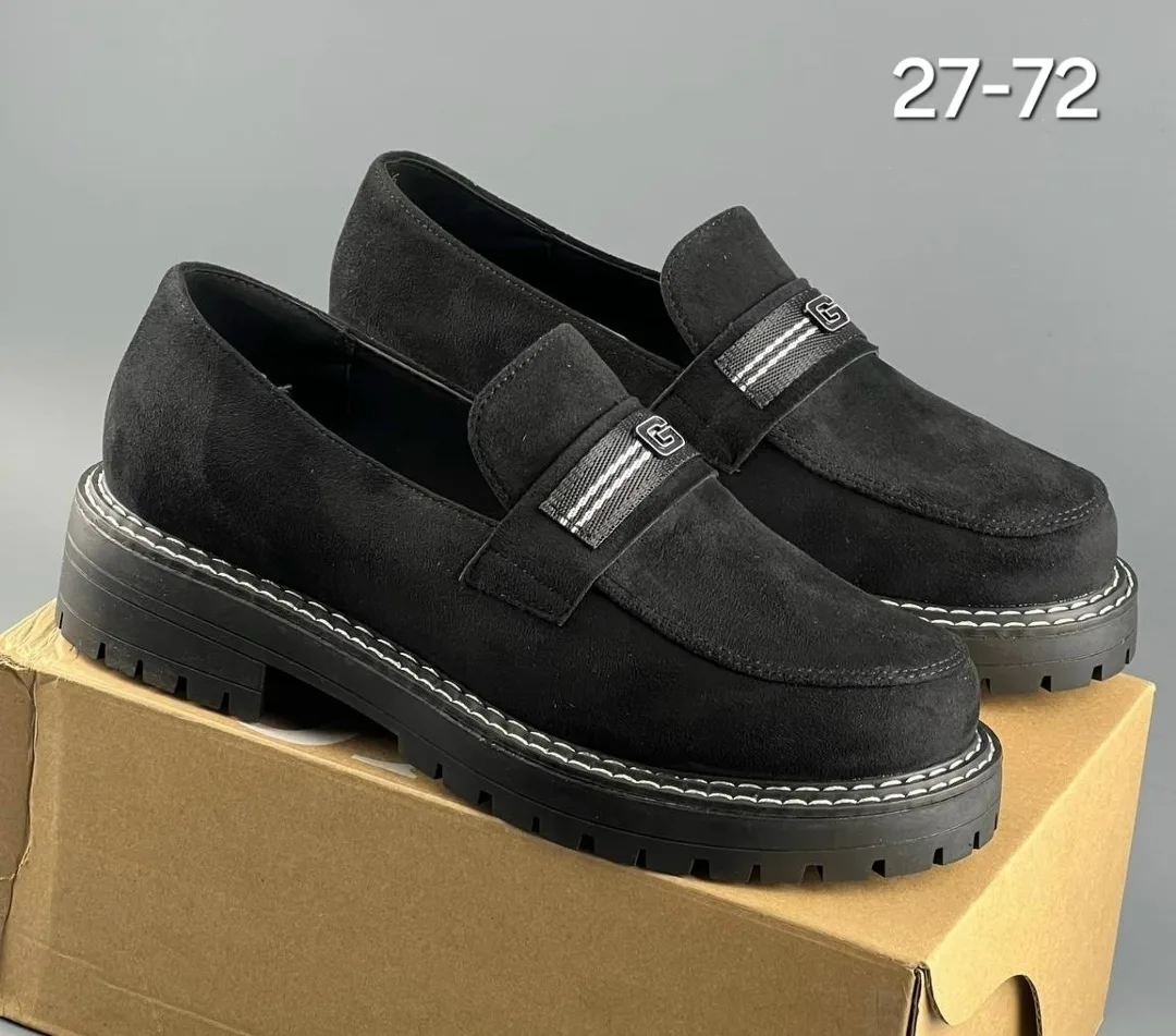 Женские лоферы из замши — фото 2