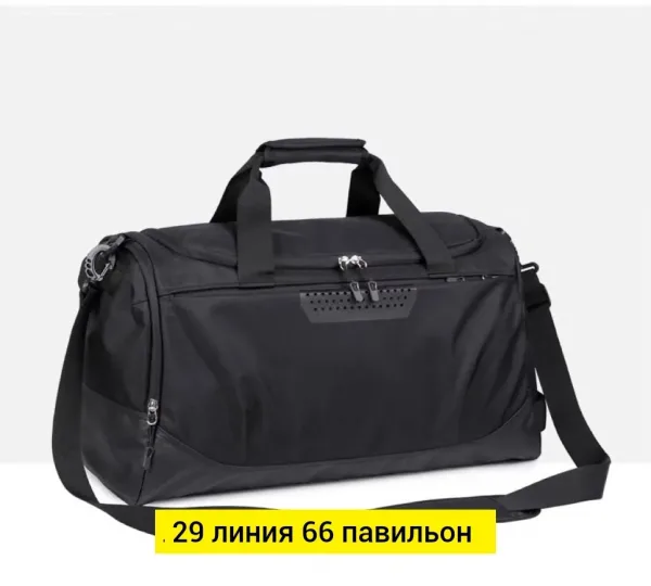 Спортивная сумка из водонепроницаемой ткани с регулируемым плечевым ремнём и высококачественной фурнитурой — фото 7