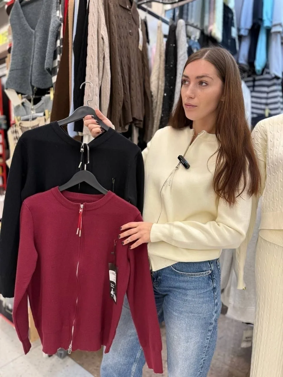 ZIP-Худи из трикотажа - теплый и уютный, идеальный для осеннего сезона — фото 9