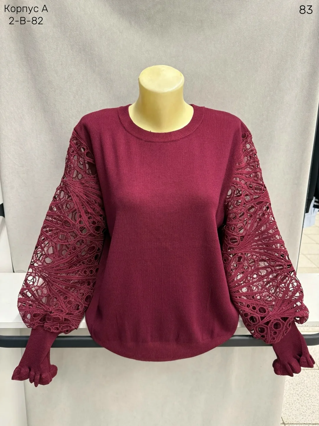 Женский свитер из смесового материала 30 WOOL, 70 POLYESTER — фото 7