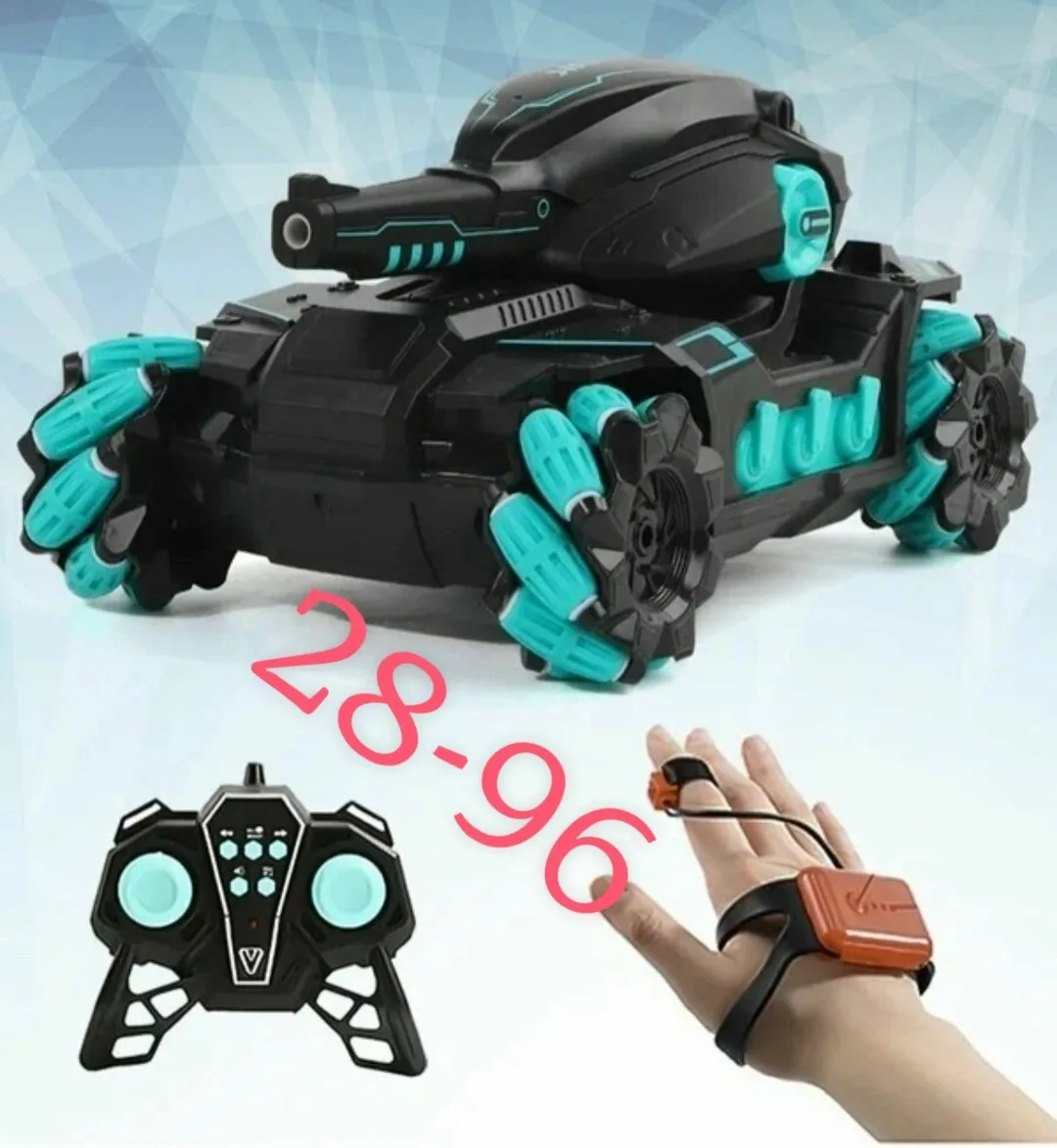 Tank fight dual mode 4 WD танк радиоуправляемый с гидрогелевыми патронами Игрушка на управлении пультом и жестами — фото 6