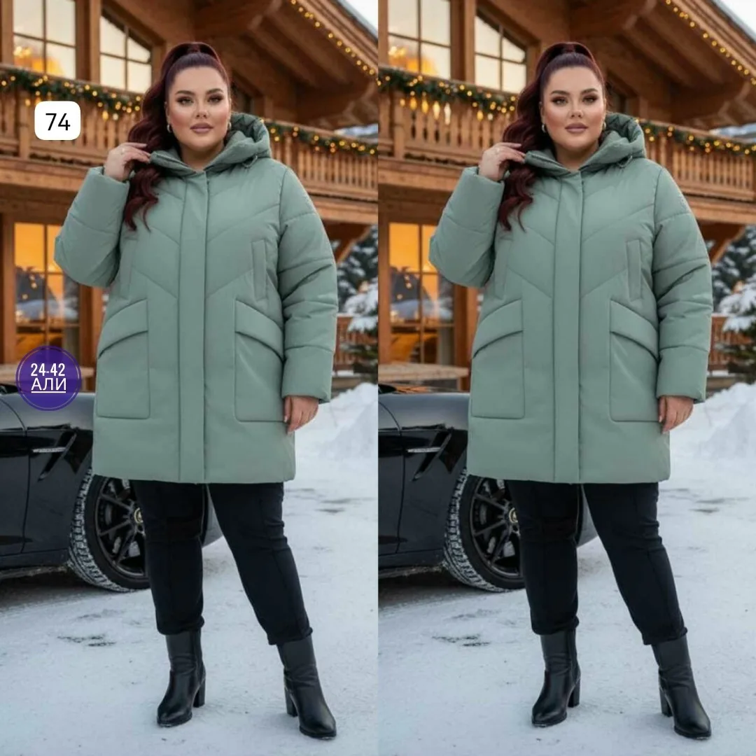 Лёгкая зимняя куртка с наполнителем холофайбер — фото 2