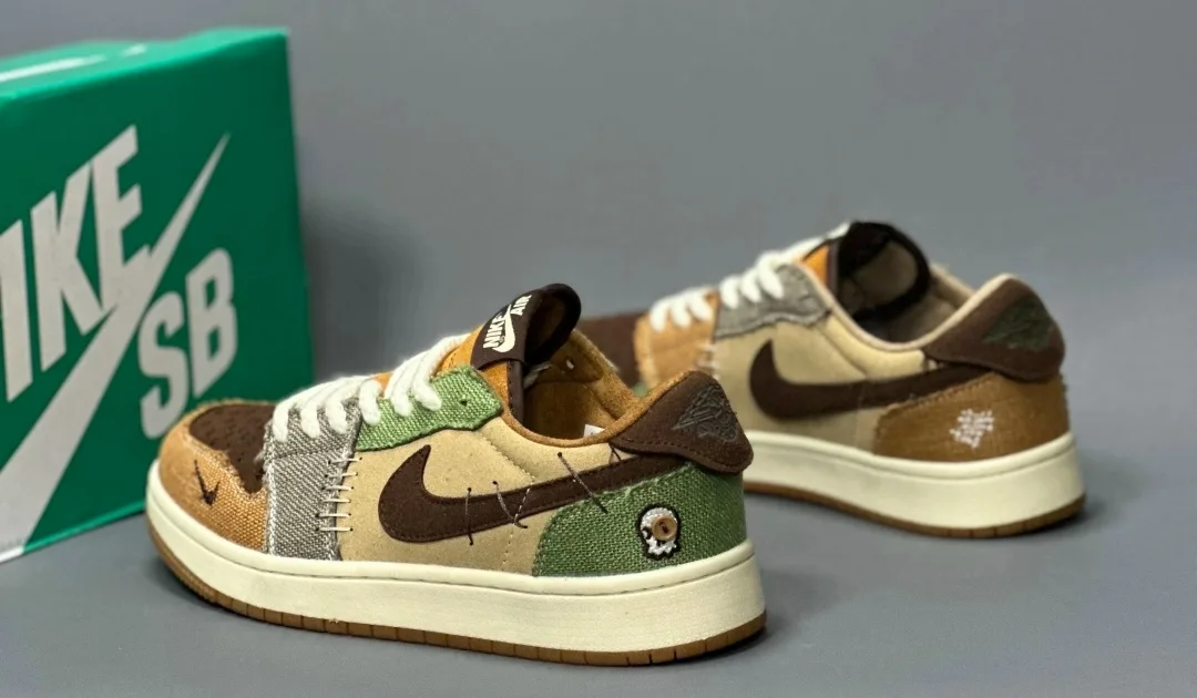 Кроссовки Air Jordan 1 Low Voodoo — фото 1