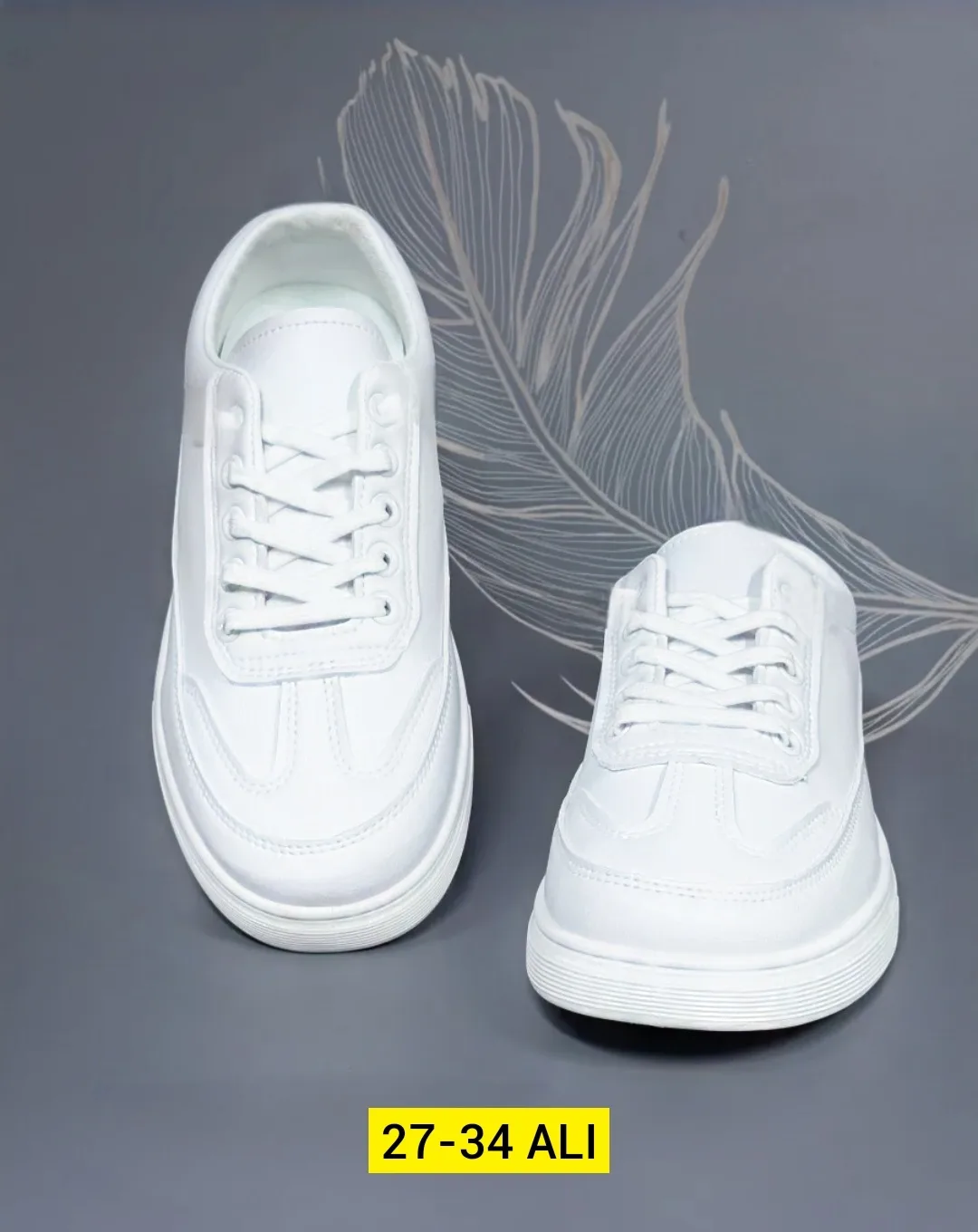 Кроссовки из эко-кожи — фото 3