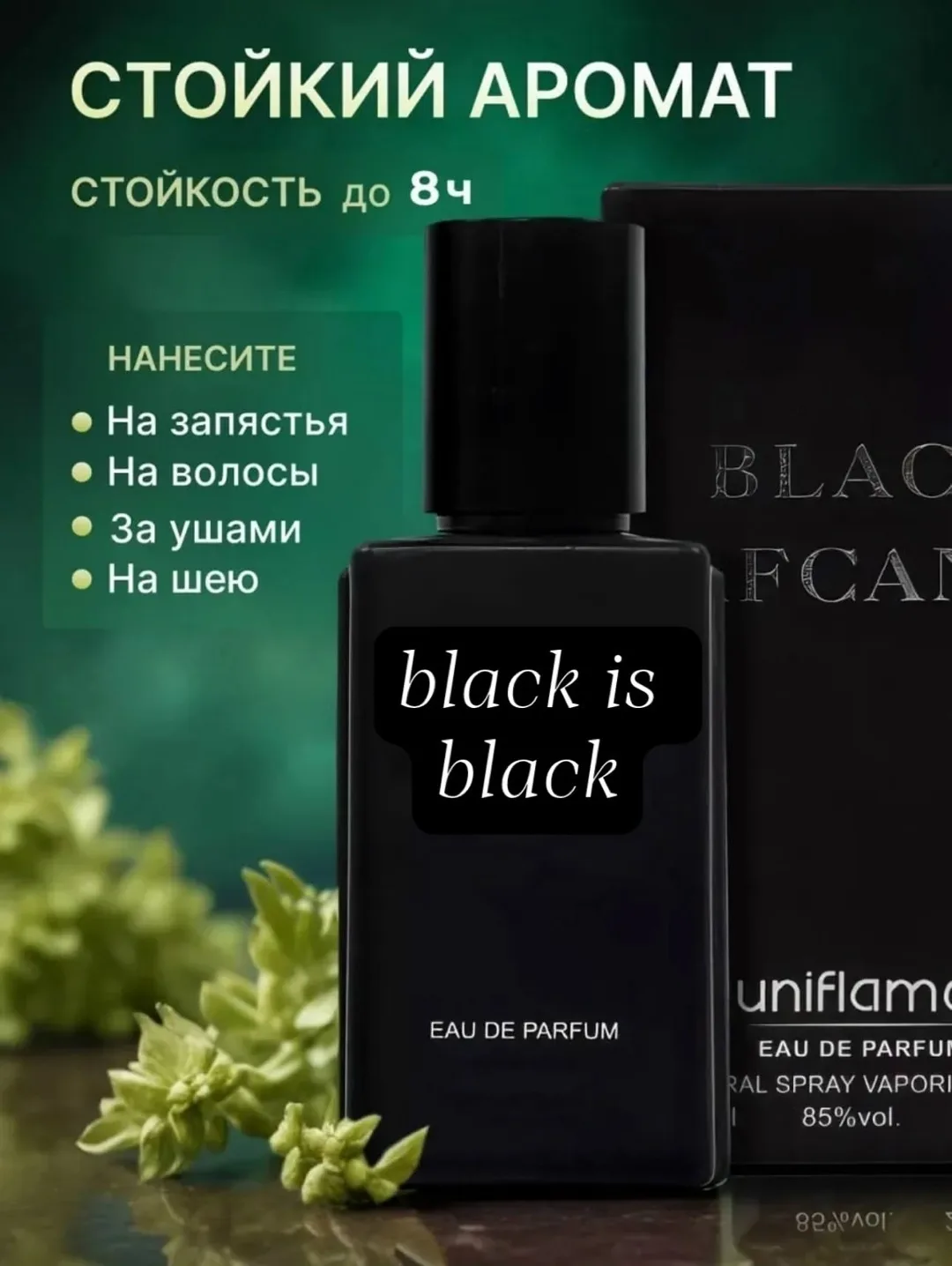 Блузка Black Is Black ПАРФЮМЕРИЯ ВОДА — фото 1
