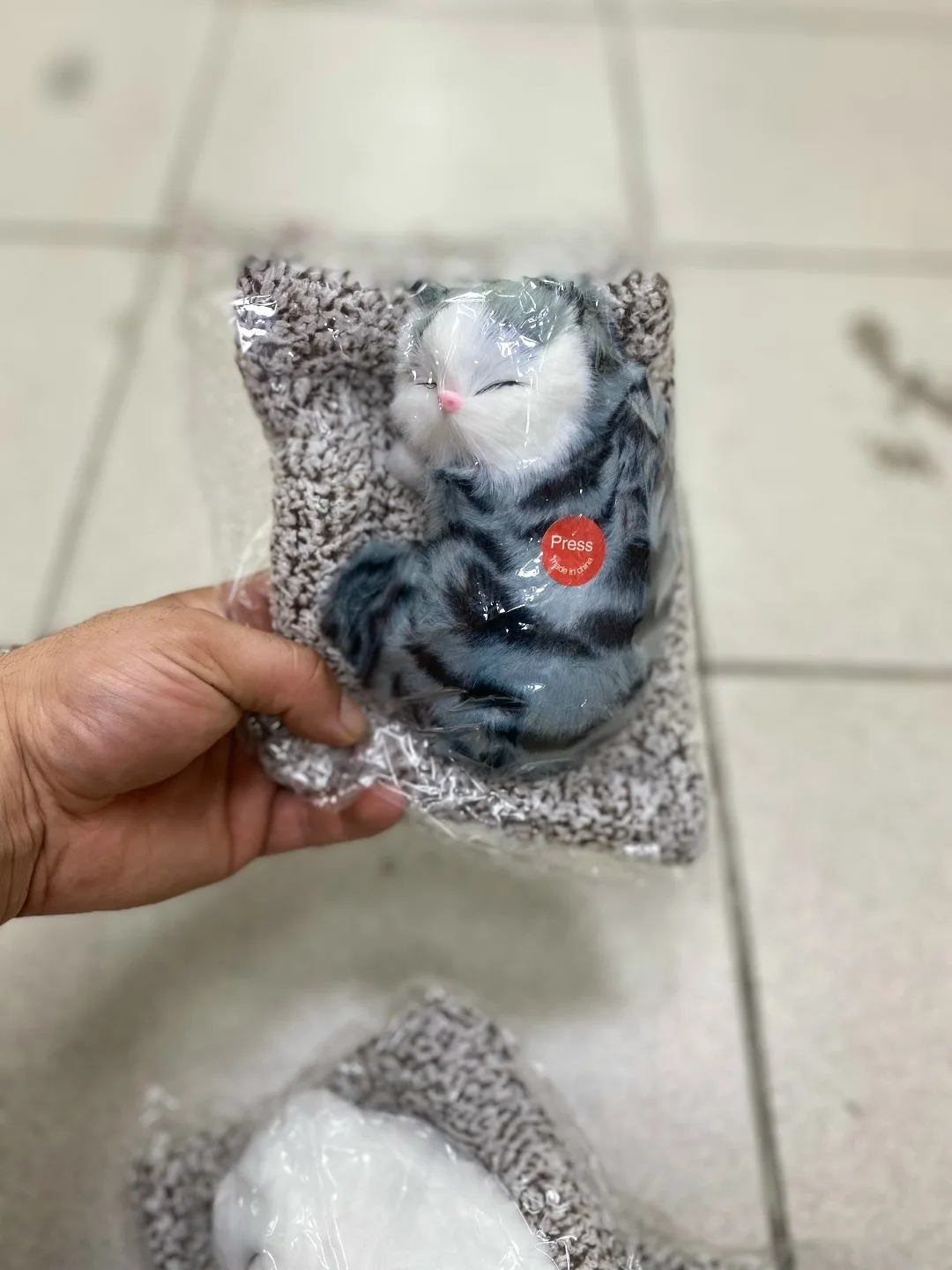 Мягкая игрушка-кошка с функцией звука — фото 3