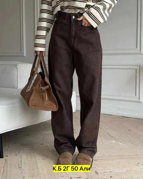 Джинсы из ткани — фото 6