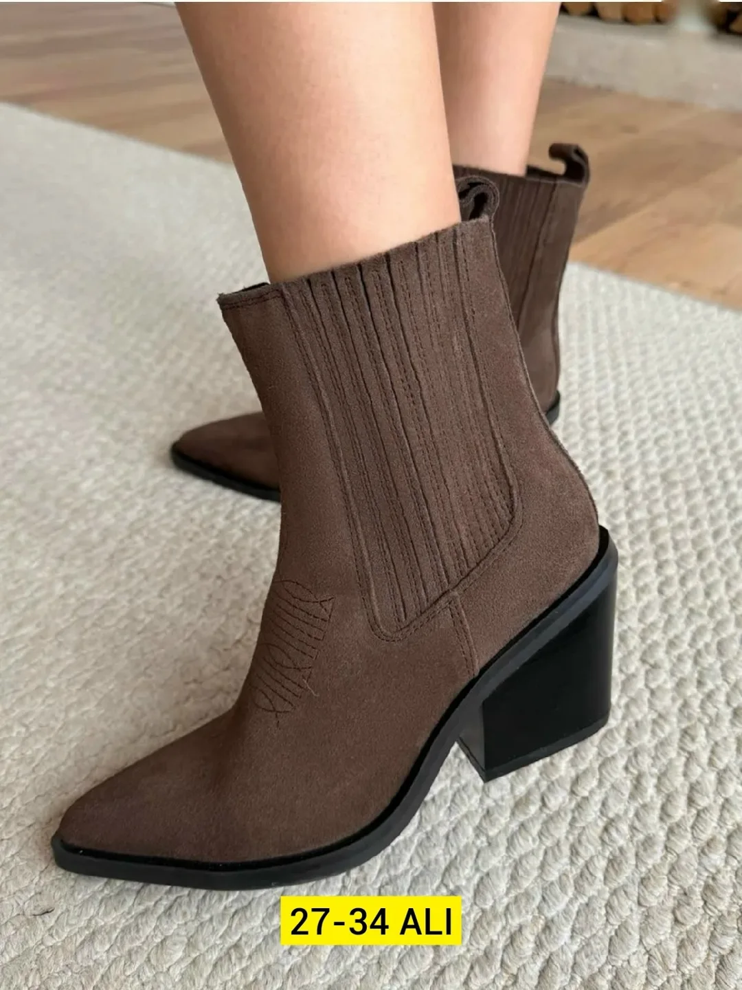 Сапоги из искусственной кожи — фото 3