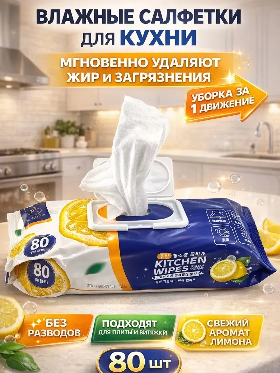 Влажные салфетки для кухни помогают — фото 3