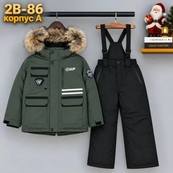 Костюм из мембранной ткани с утеплителем /м² — фото 23