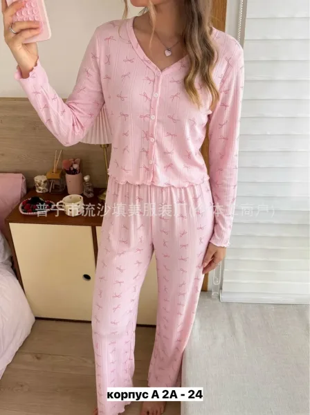 Пижама хлопок рибана ( хлопок ) — фото 7