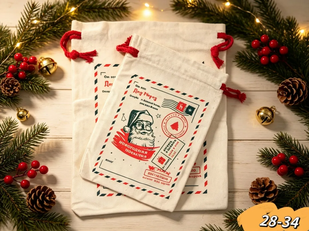 Новогодние подарки мешок — фото 3
