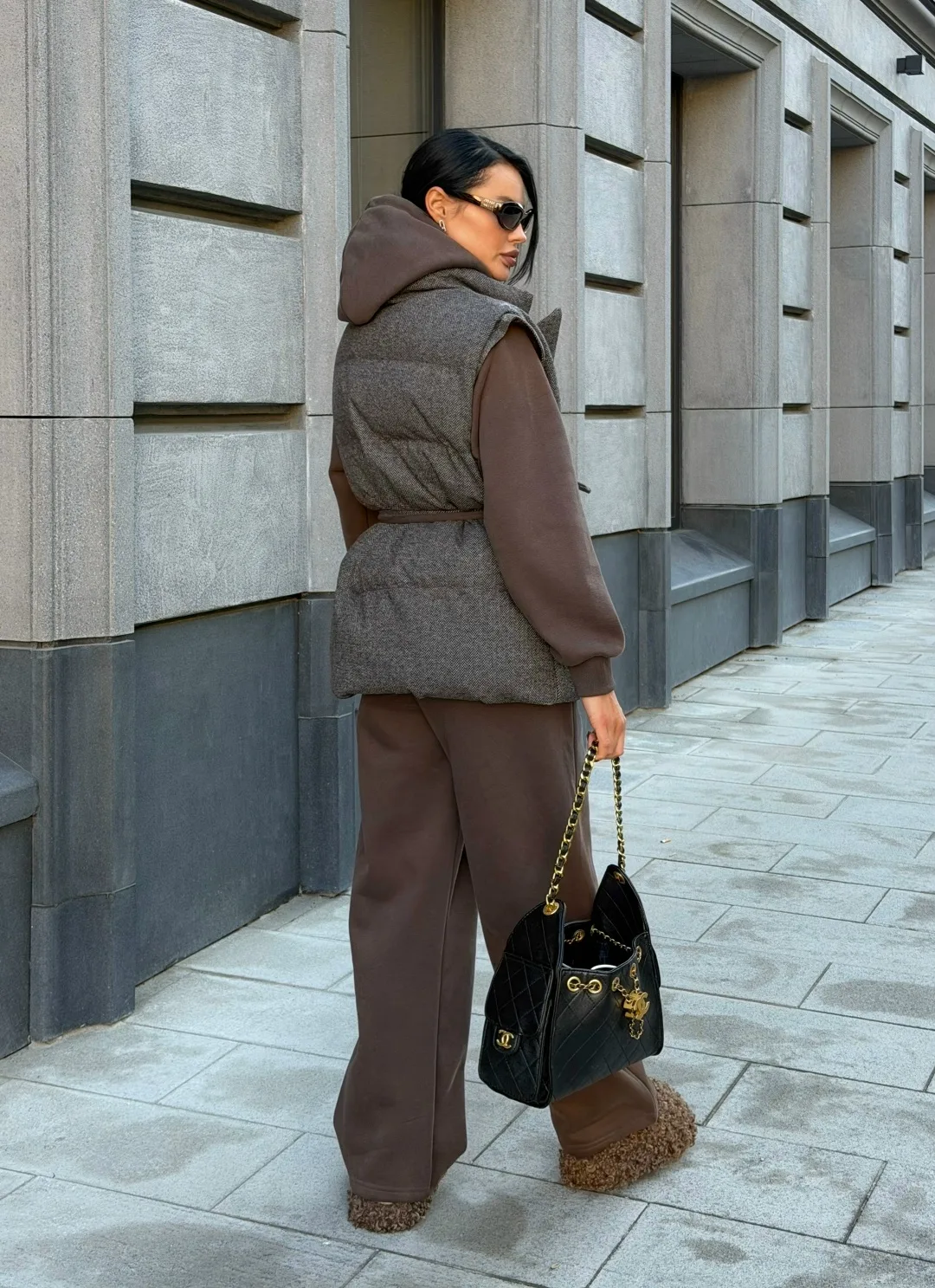 Костюм-тройка Brunello Cucinelli, хлопок на флисе — фото 6