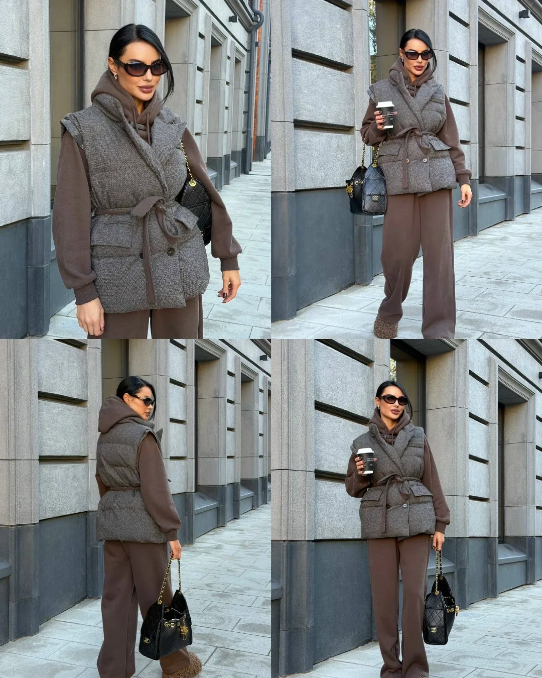 Костюм-тройка Brunello Cucinelli, хлопок на флисе — фото 11
