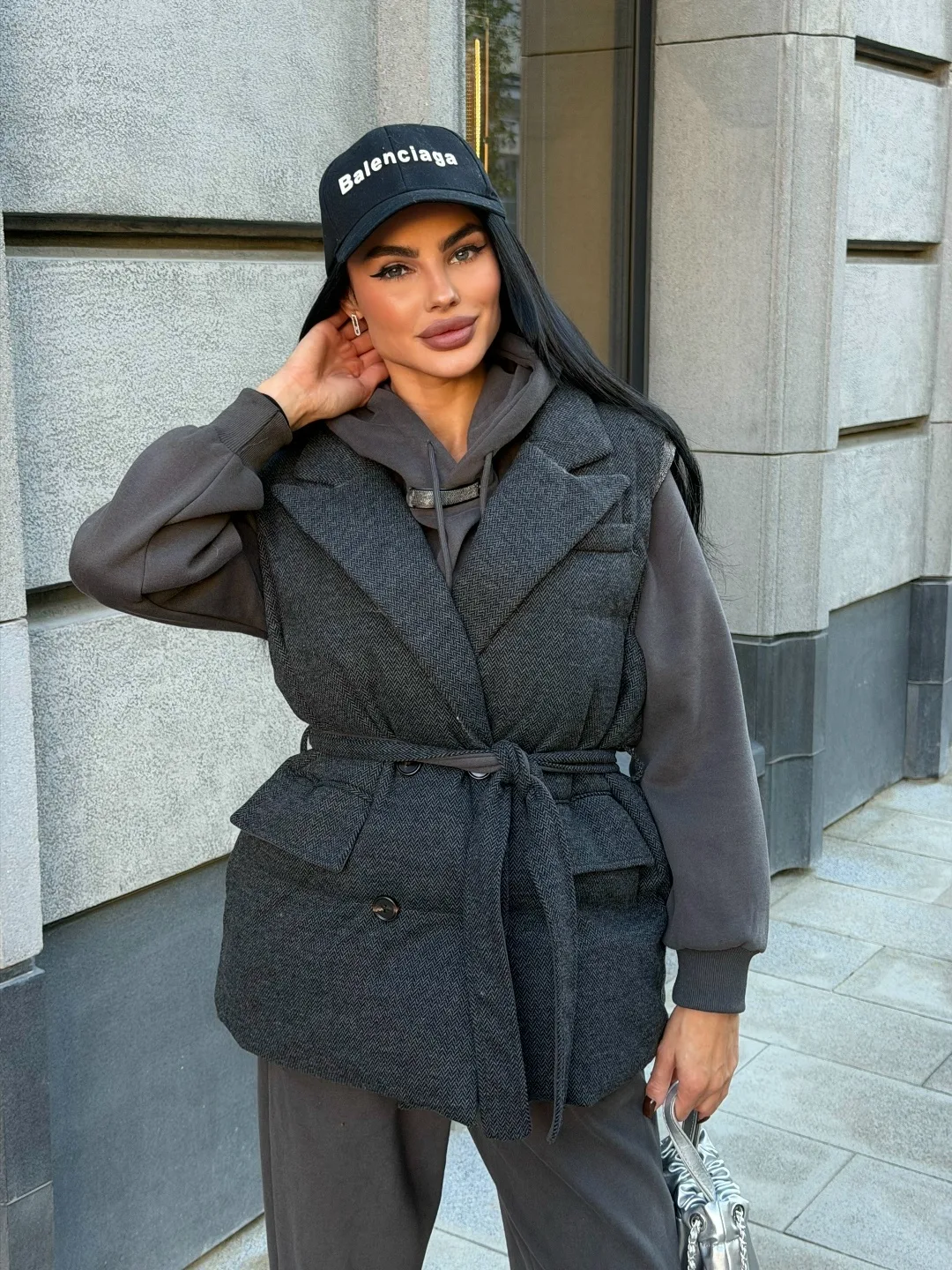 Костюм-тройка Brunello Cucinelli, хлопок на флисе — фото 10