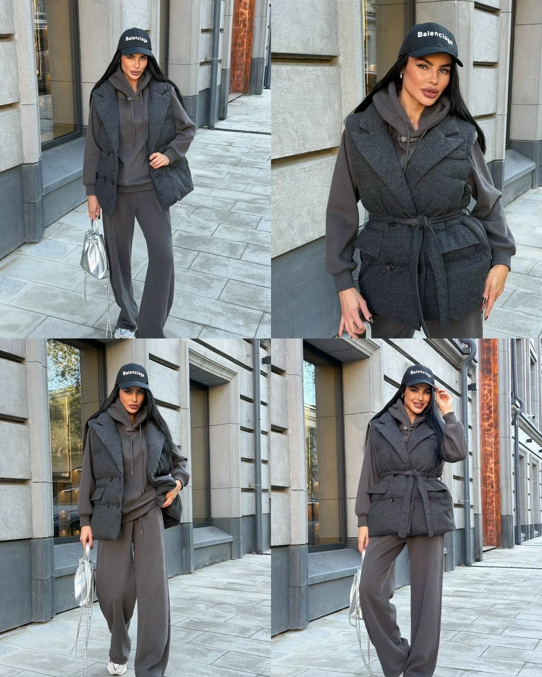 Костюм-тройка Brunello Cucinelli, хлопок на флисе — фото 11