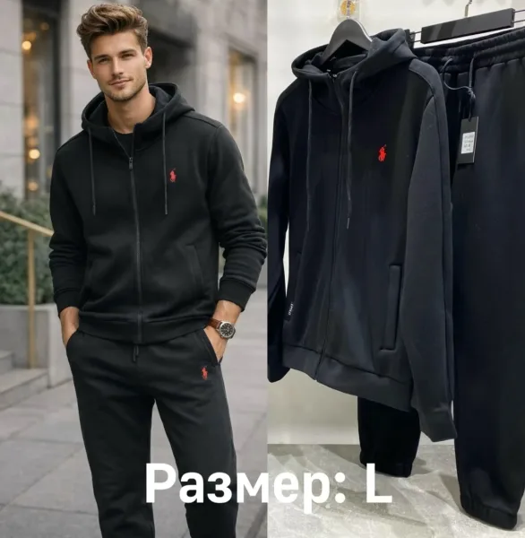Брендовые спортивный костюмы НА ФЛИСЕ — фото 1