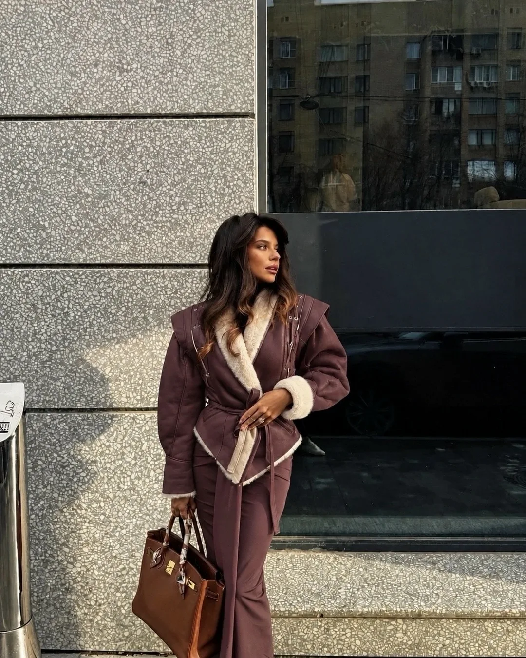 Мягкий замшевый материал + тёплая овечья шерсть, замша — фото 4