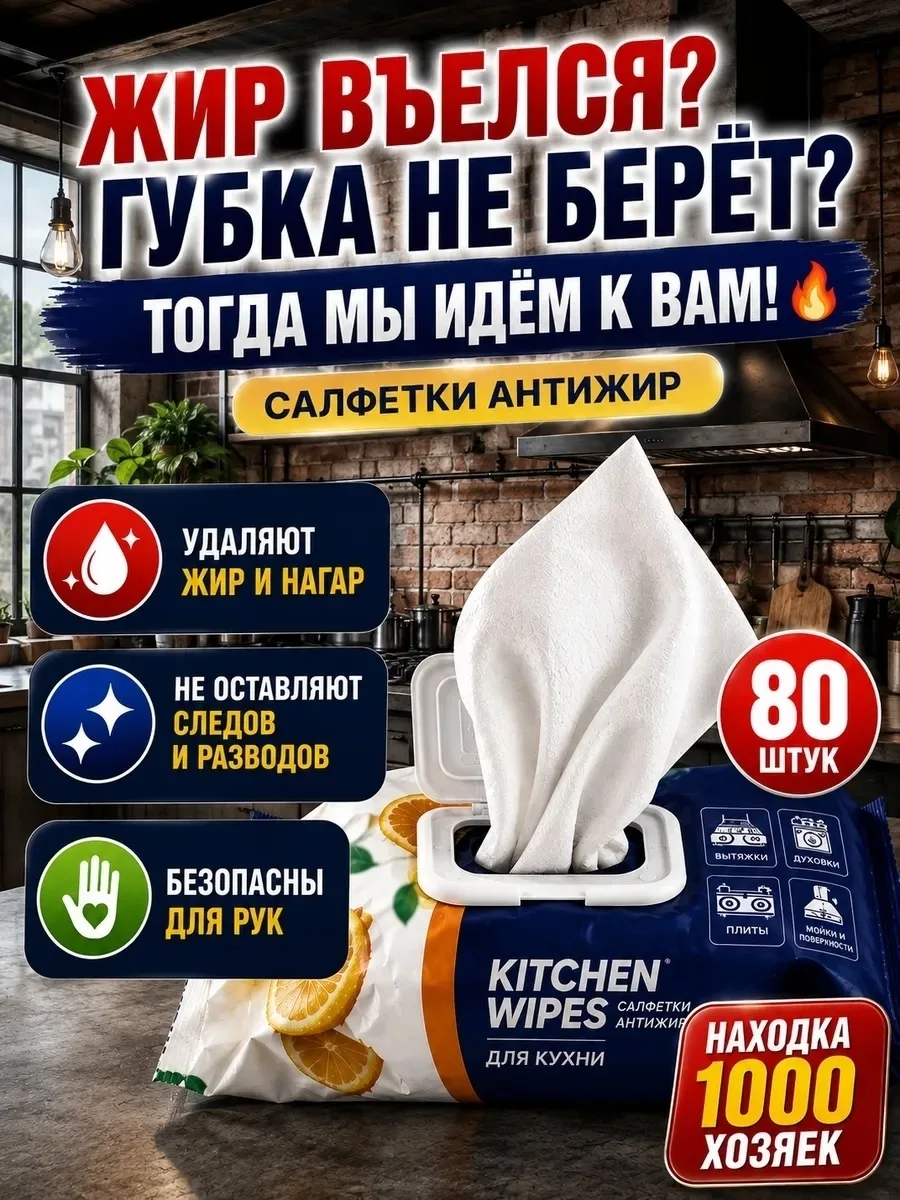 Влажные салфетки для кухни помогают — фото 4