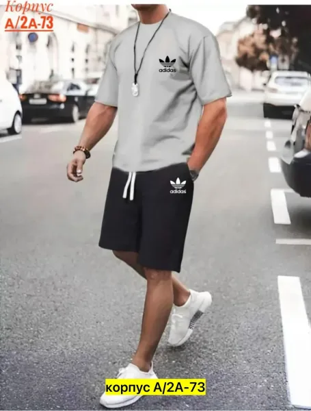 Костюм для мужчин из натурального хлопка — фото 8