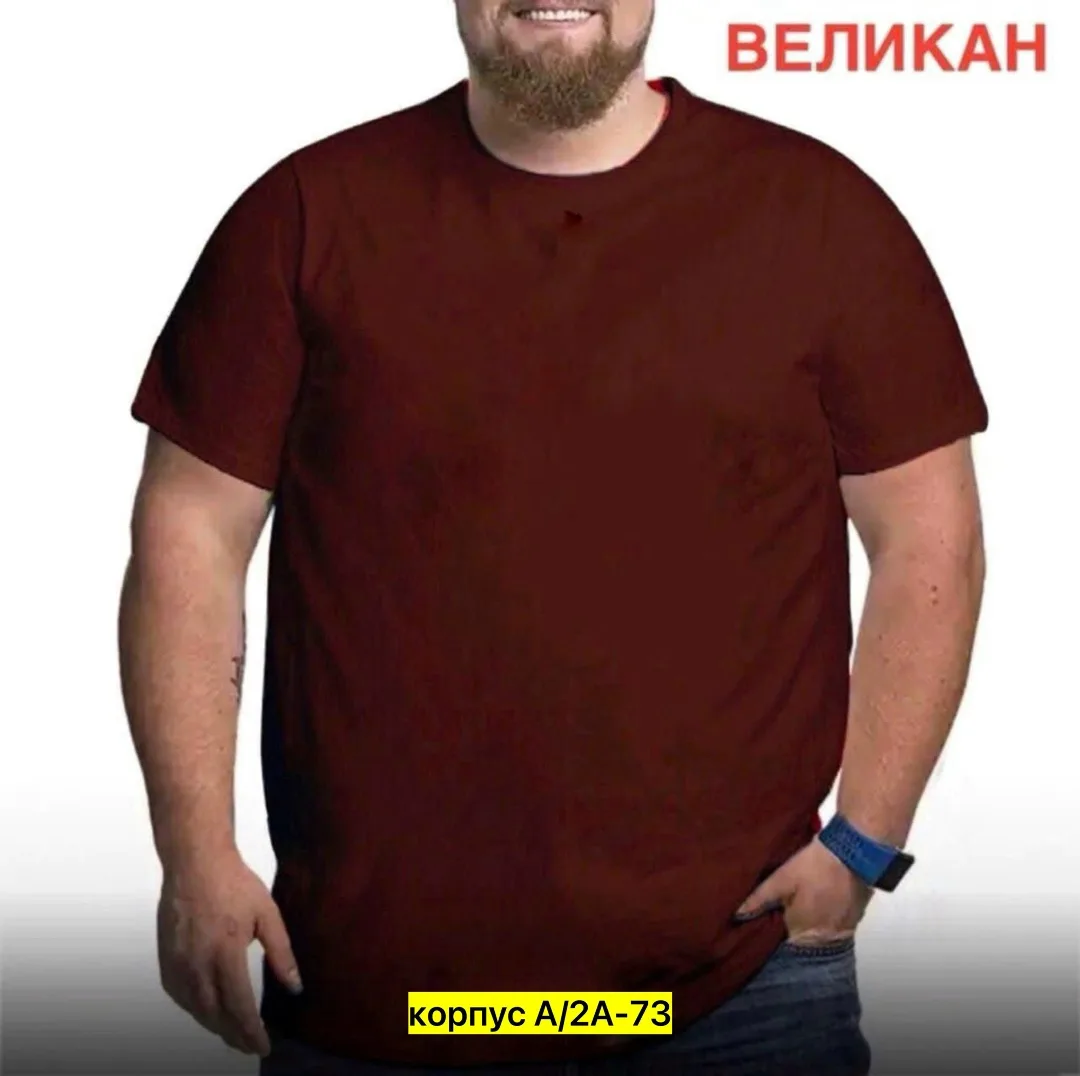 Мужская футболка из натурального хлопка — фото 1