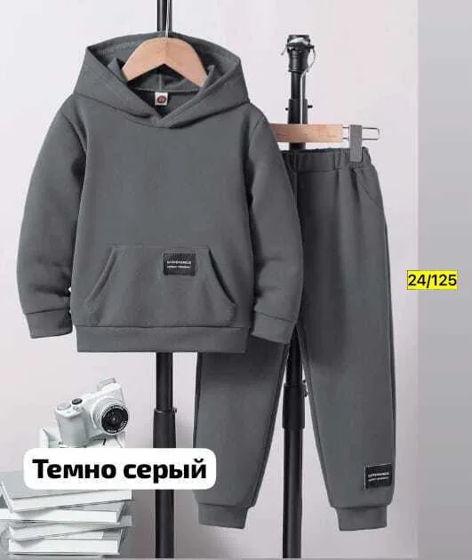 Двухкомпонентный детский костюм из ткани на флисе — фото 3