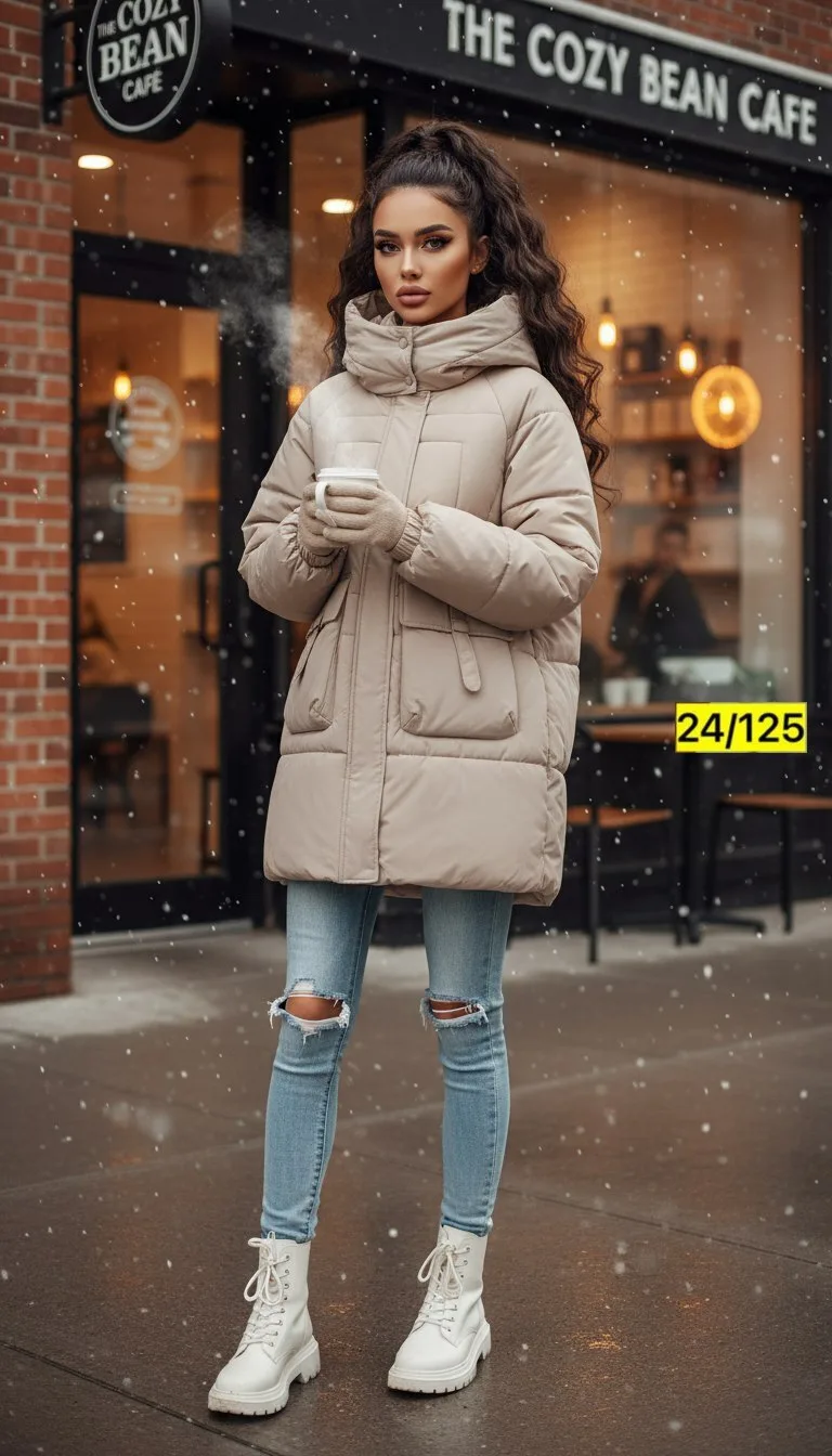 Утеплённая куртка с синтепоном пошива — фото 1