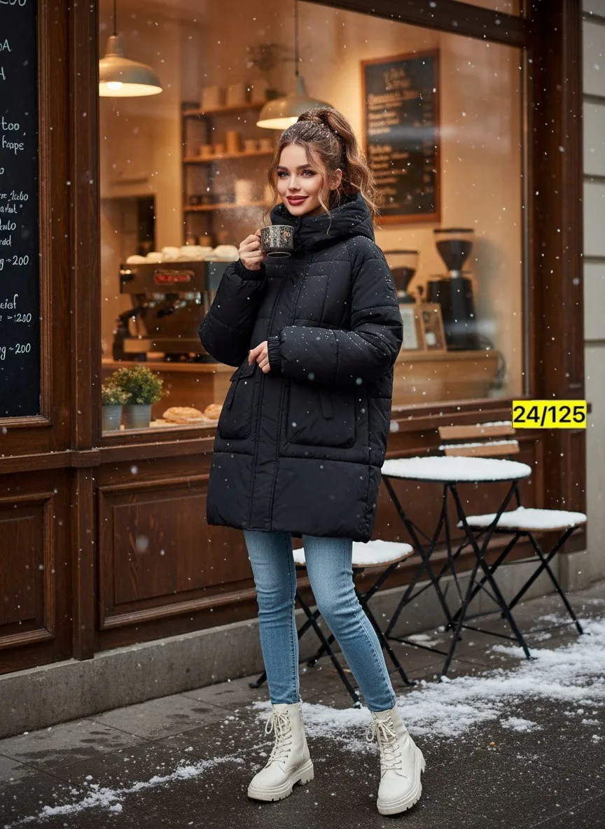 Утеплённая куртка с синтепоном пошива — фото 2
