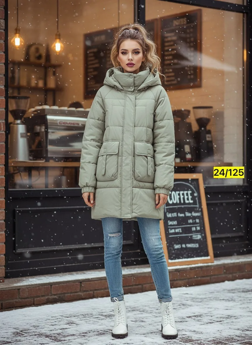 Утеплённая куртка с синтепоном пошива — фото 3