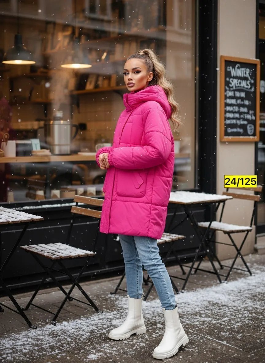 Утеплённая куртка с синтепоном пошива — фото 4